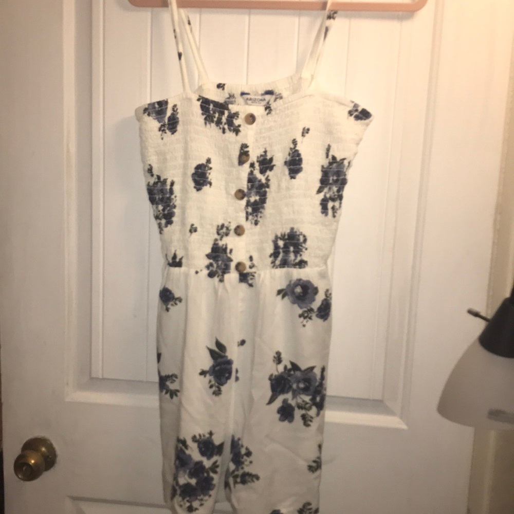 Adorable jumper romper with purple flowers 🌸